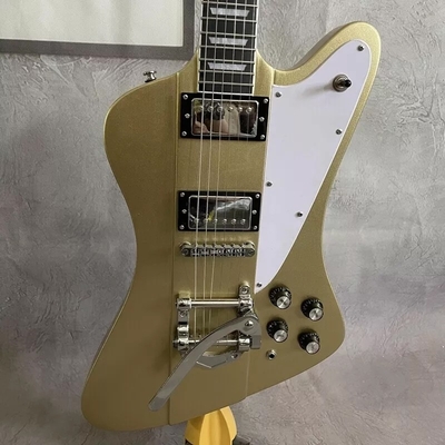 Guitare électrique Firebird en couleur dorée fournisseur
