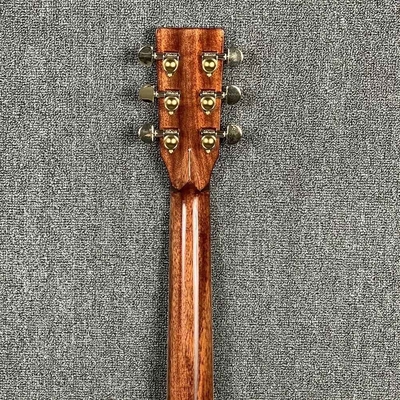 Custom Martin Style OM Style 42 Épinard massif Cédro haut Guitare acoustique réelle Abalone incrustation avec accordateur d'or vintage fournisseur