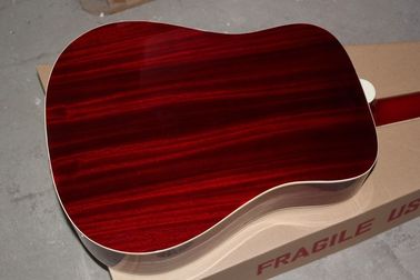 Gibson personnalisé 41 pouces DOVE 20 frettes coin arrondi tabac Sunburst guitare acoustique avec le pick-up de la guitare électrique fournisseur