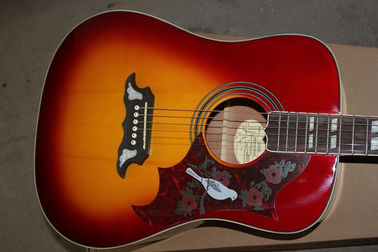 Gibson personnalisé 41 pouces DOVE 20 frettes coin arrondi tabac Sunburst guitare acoustique avec le pick-up de la guitare électrique fournisseur