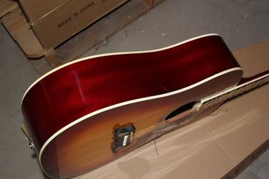 Gibson personnalisé 41 pouces DOVE 20 frettes coin arrondi tabac Sunburst guitare acoustique avec le pick-up de la guitare électrique fournisseur