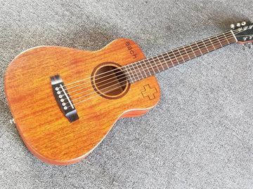 Guitare acoustique de 34 pouces, de l'usine Sapele en bois haut et arrière Mini Guitare acoustique fournisseur