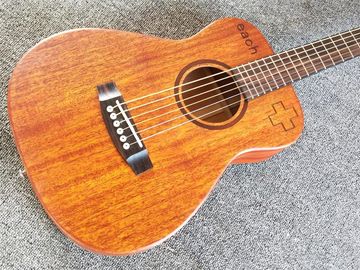 Guitare acoustique de 34 pouces, de l'usine Sapele en bois haut et arrière Mini Guitare acoustique fournisseur