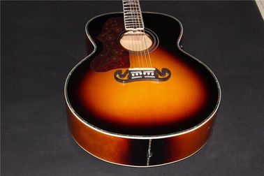 Guitare gauche jumbo promotion de guitare en gros guitare électrique guitare acoustique sunburst gauche guitare acoustique fournisseur