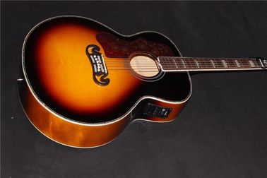 Guitare gauche jumbo promotion de guitare en gros guitare électrique guitare acoustique sunburst gauche guitare acoustique fournisseur