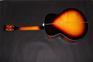 Guitare gauche jumbo promotion de guitare en gros guitare électrique guitare acoustique sunburst gauche guitare acoustique fournisseur