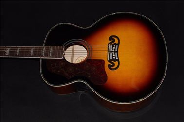 Guitare gauche jumbo promotion de guitare en gros guitare électrique guitare acoustique sunburst gauche guitare acoustique fournisseur