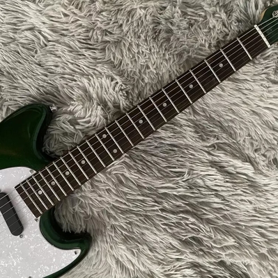 Guitare électrique métallique vert S-S Pickups Chrome Hardware fournisseur