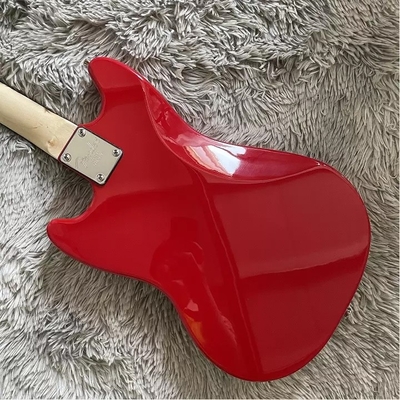 Guitare électrique de style Fender Mustang personnalisée en rouge fournisseur