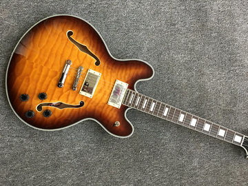 2018 Nouveau ES-339 petite guitare électrique de jazz es 339 corps semi jaune dans Sunburst ES339 fournisseur