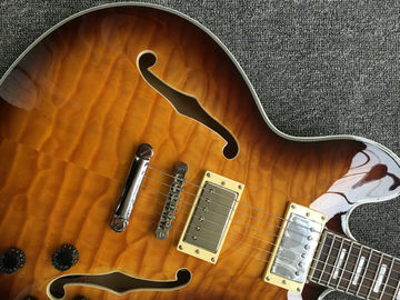 2018 Nouveau ES-339 petite guitare électrique de jazz es 339 corps semi jaune dans Sunburst ES339 fournisseur