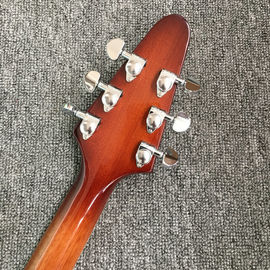 Émeraude naturelle Flying V Guitare électrique Chine OEM personnalisé Corps volant v guitare &amp; kits fournisseur