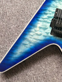 Boutique personnalisée Blueburst Flying V Guitare électrique Flying V Guitare Chine Guitare OEM fournisseur