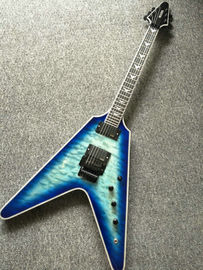 Boutique personnalisée Blueburst Flying V Guitare électrique Flying V Guitare Chine Guitare OEM fournisseur