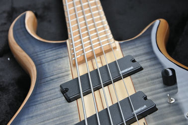5 cordes de guitare basse personnalisée à frettes ventilées fournisseur
