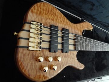 6 cordes de basse Smith basse personnalisée Golden Hardwares Wilkinson brodges original Active pick-up 5 couches boulon de cou sur fournisseur
