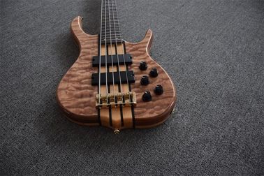 Guitare basse à 5 cordes Smith basse basse Bolt sur le cou personnalisé pour l'acheteur avec cou d'érable et incrustation noire fournisseur
