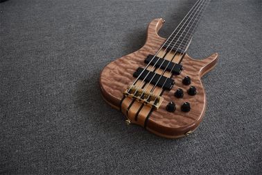 Guitare basse à 5 cordes Smith basse basse Bolt sur le cou personnalisé pour l'acheteur avec cou d'érable et incrustation noire fournisseur
