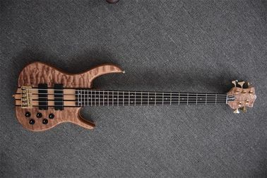 Guitare basse à 5 cordes Smith basse basse Bolt sur le cou personnalisé pour l'acheteur avec cou d'érable et incrustation noire fournisseur