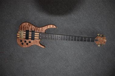 Guitare basse à 5 cordes Smith basse basse Bolt sur le cou personnalisé pour l'acheteur avec cou d'érable et incrustation noire fournisseur