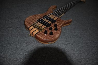 Guitare basse à 5 cordes Smith basse basse Bolt sur le cou personnalisé pour l'acheteur avec cou d'érable et incrustation noire fournisseur