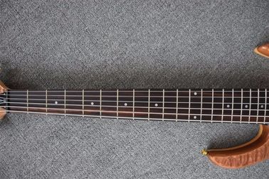 Guitare basse à 5 cordes Smith basse basse Bolt sur le cou personnalisé pour l'acheteur avec cou d'érable et incrustation noire fournisseur