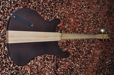 Guitare basse personnalisée Corps de fleur sculpté Cou à travers le corps Guitare basse électrique à 4 cordes 4003 RIC fournisseur