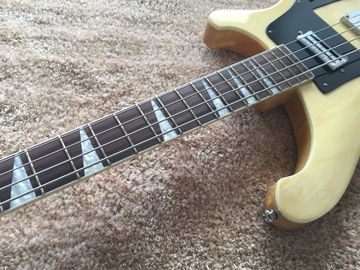 RIC BASS GUITAR 4003 Couleur naturelle dans le cou incrustation de requin en bois de rose avec des ponts personnalisés fournisseur