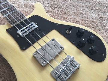 RIC BASS GUITAR 4003 Couleur naturelle dans le cou incrustation de requin en bois de rose avec des ponts personnalisés fournisseur