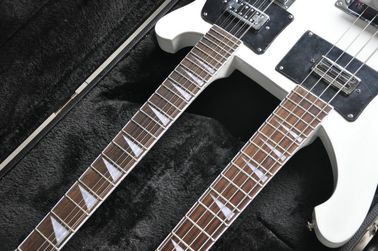 Double cou 4 cordes 4003 basse guitare et 12 cordes guitare électrique couleur peut guitare personnalisée grand R pont fournisseur