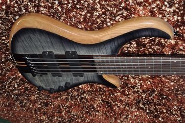 Guitare basse électrique à 6 cordes Mayones cou à travers le corps Alder avec l'érable enflammé fournisseur