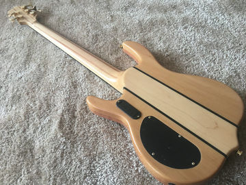 Guitare de basse personnalisée Ken Smith basse à 5 cordes Cou à travers le corps Golden Hardwares Wilkson ponts original Dot incrustation et agir fournisseur
