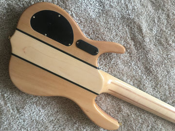 Guitare de basse personnalisée Ken Smith basse à 5 cordes Cou à travers le corps Golden Hardwares Wilkson ponts original Dot incrustation et agir fournisseur