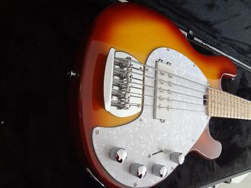 5 cordes basses guitare Ernie Ball Musicien Sting Ray5 basse couleur Sunburst fournisseur