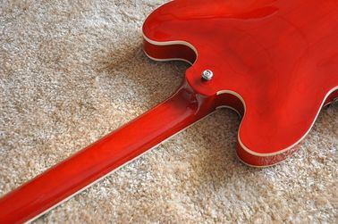 Fourniture d'usine Guitare de jazz électrique rouge G es335 Guitare de jazz à haut arqué semi-hollow ES 335 fournisseur