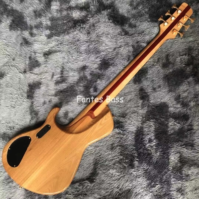 Cou à travers le corps Cendre de bois 6 cordes ButterFY Style Bass électrique 940mm Échelle allongée fournisseur