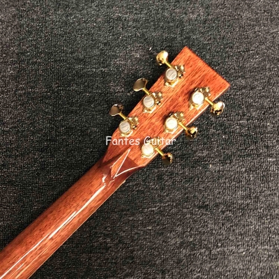 Custom Martin Style OM Style 42 Épinard Massif Cédro Top Guitare Acoustique Véritable Abalone Inlay avec Tuner Vintage fournisseur