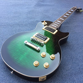 Une guitare électrique de haute qualité sur disque, une guitare Quilte Maple, un clavier Rosewood. fournisseur