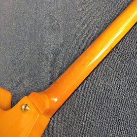 Guitare électrique personnalisée de haute qualité en V, clavier en bois de rose, matériel Chrome fournisseur