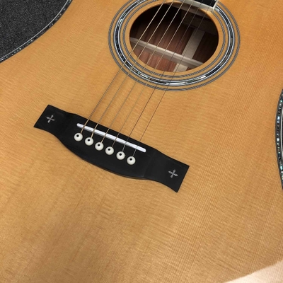 Guitare acoustique sur mesure de 41 pouces J-45 Honduras en bois, solide sur le dos fournisseur