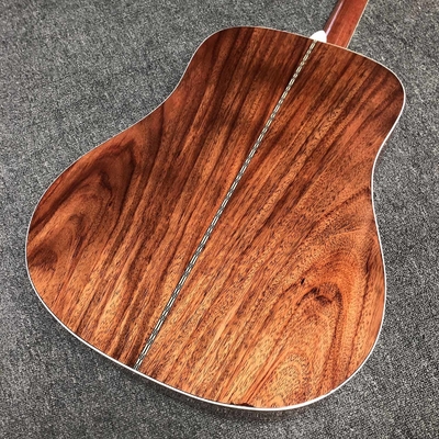 Guitare acoustique sur mesure de 41 pouces J-45 Honduras en bois, solide sur le dos fournisseur