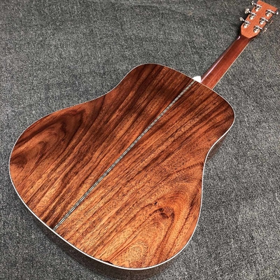 Guitare acoustique sur mesure de 41 pouces J-45 Honduras en bois, solide sur le dos fournisseur