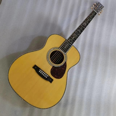 Custom Martin style OM corps solide santo arrière côté guitare acoustique 40 pouces fournisseur