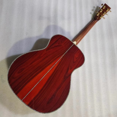 Custom Martin style OM corps solide santo arrière côté guitare acoustique 40 pouces fournisseur