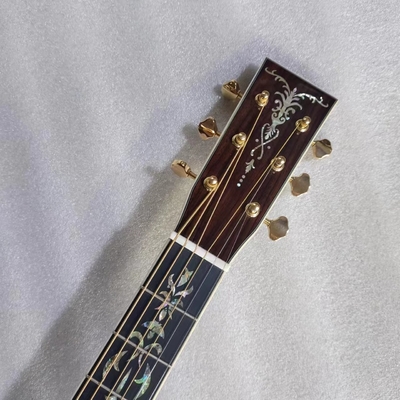 Custom Martin style OM corps solide santo arrière côté guitare acoustique 40 pouces fournisseur