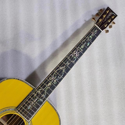 Custom Martin style OM corps solide santo arrière côté guitare acoustique 40 pouces fournisseur