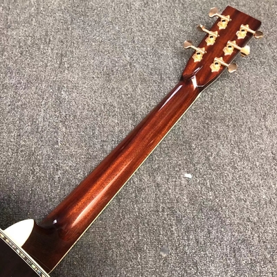 Deluxe Solid Rosewood Reverse Side 41 Inch D100aa Type Spruce Guitare acoustique gravée avec une incrustation d'abalone fournisseur