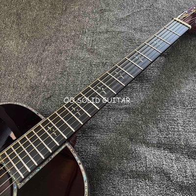 Guitare acoustique classique de salon folklorique solide en bois de rose indien 38 pouces B/S OO Corps en couleur Sunburst fournisseur