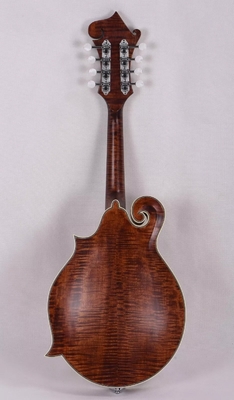 Mandoline personnalisée en épinette solide sculptée à la main Top 8 cordes F style Mandoline, acceptez Mandoline OEM fournisseur