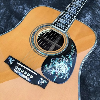 Tout en bois massif rétro 41" type D Guitare acoustique Abalone Inlay Fingerboard Ébène fournisseur